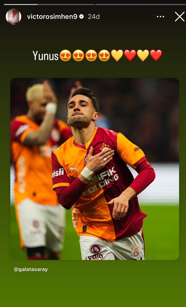 #GSvKAS Afrika kupasında da olsa kalbi hep bizimle Osimhen 💛❤️💛❤️