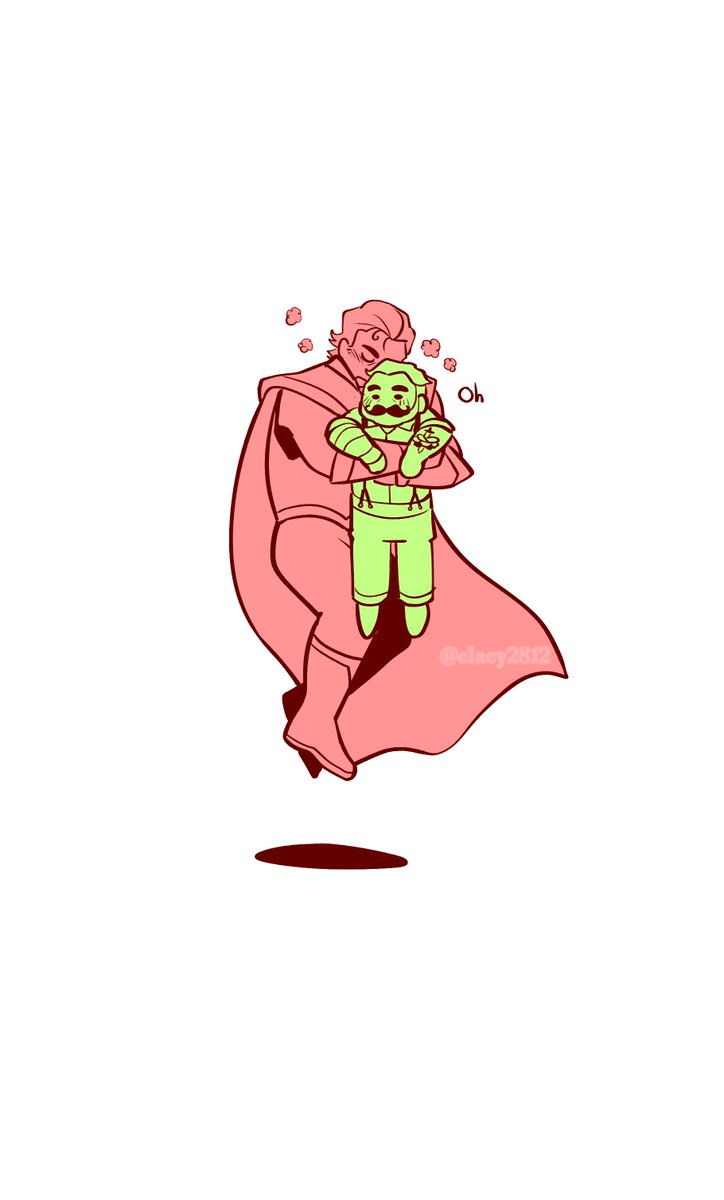 ClacyYe's tweet image. He said yessss!!!! #dispatch #punchup #Phenomaman #punchman (idk what the ship name is so we think)