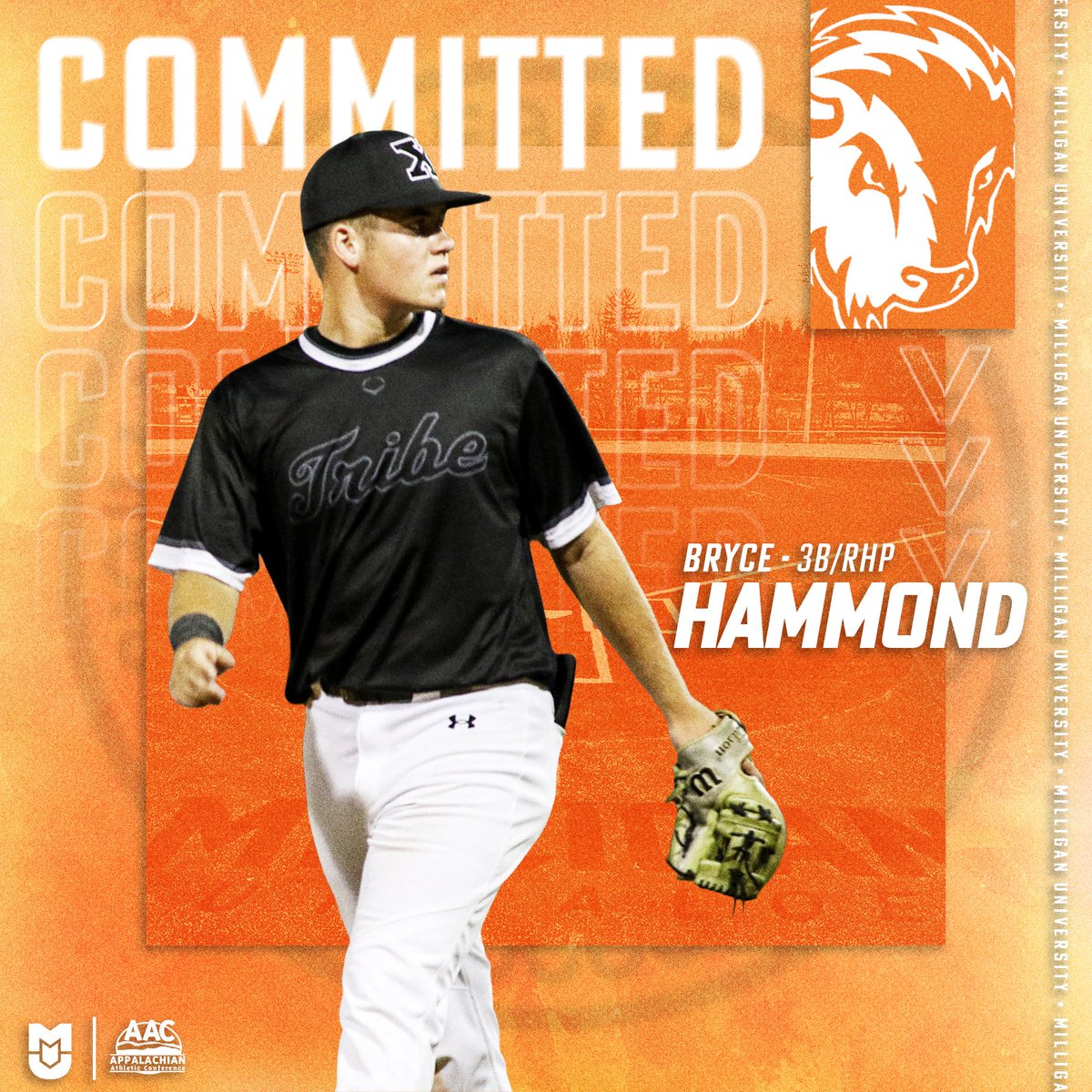 Bryce_Hammond5's tweet image. I’m blessed to announce my commitment to continue my academic &amp;amp; baseball career at Milligan University. Thankful to God, my family, coaches, teammates, &amp;amp; everyone who has supported me along the way. Thank you Coach Barnett and the coaching staff at Milligan for this opportunity.