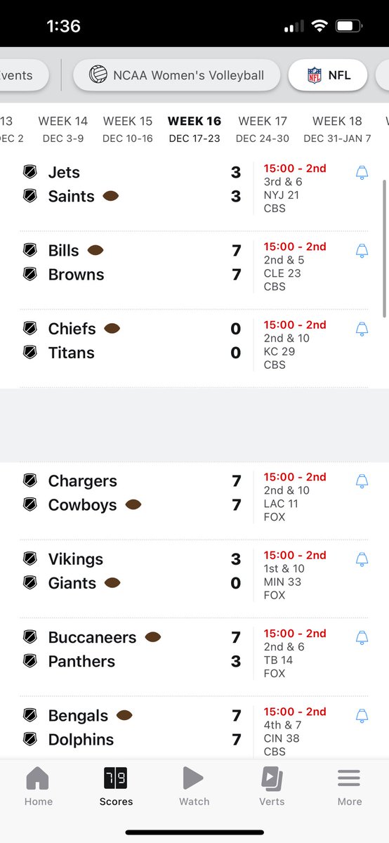 It’s amazing how well-controlled the NFL timing is across the board.  Every game hit the 2nd quarter at exactly the same time.
