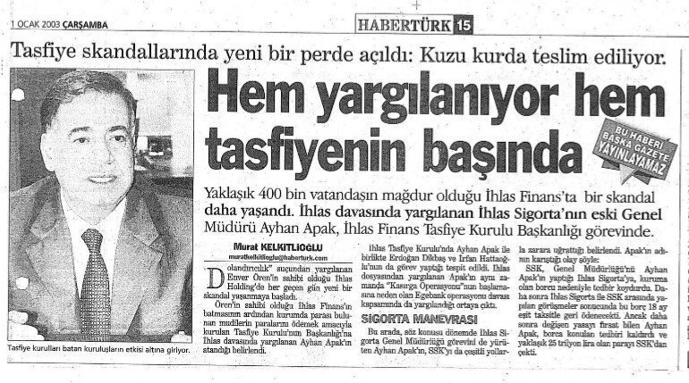 📢 TASFİYE ADI ALTINDA 25 YIL GEÇMESİ İZAH EDİLEMEZ.
📌BEKLEYEN ONBİNLERCE DOSYA,CEVAP BEKLEYEN ONBİNLERCE AİLE VAR. ADİL ve ACİL BİR ÇÖZÜM ARTIK ŞART.
#TürkiyeYüzyılı #ihlasFinansMağdurları
<a href="/RTErdogan/">Recep Tayyip Erdoğan</a> <a href="/eczozgurozel/">Özgür Özel</a> <a href="/MDervisogluTR/">Müsavat Dervişoğlu</a> <a href="/cenginyurt52/">Cemal Enginyurt</a> <a href="/dbdevletbahceli/">Devlet Bahçeli</a> <a href="/efkanala/">Efkan Âlâ</a> <a href="/Akparti/">AK Parti</a>