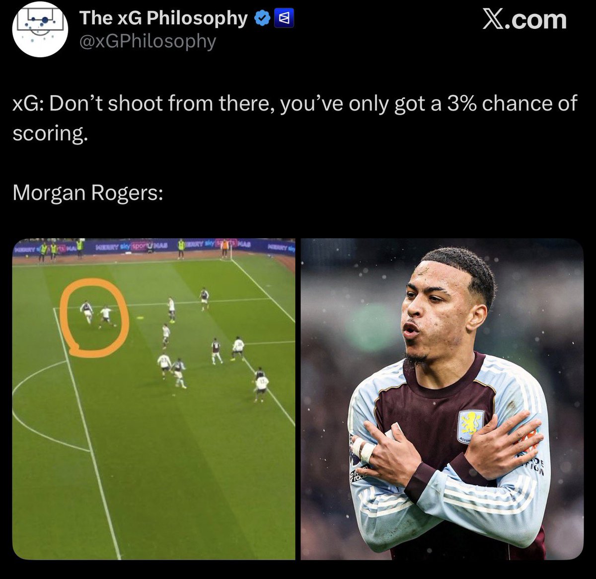 Tim_Sill's tweet image. Close… just inside the box lool