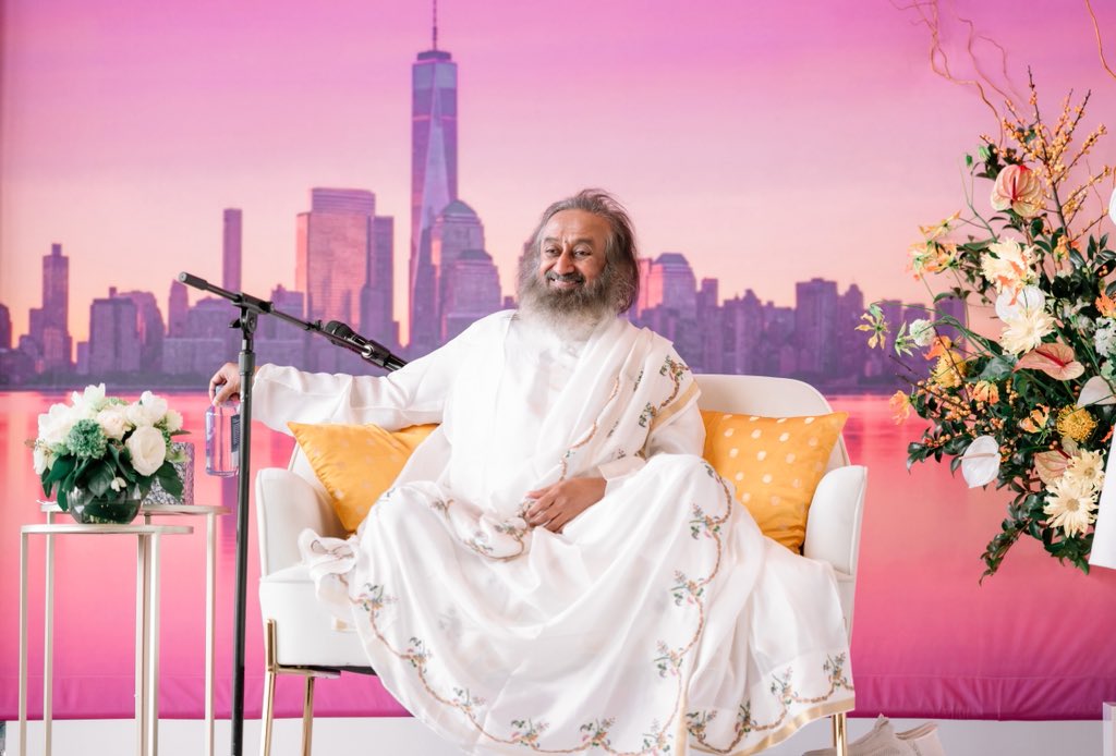 Gurudev's tweet photo. A moment of stillness amidst all the chaos.

The second World Meditation Day happened, like any meditation happens!

Millions of people across thousands of cities in 150 countries joined us, including 45 states and 133 cities across America.

Let’s resolve to meditate every day and bring it to every individual on this planet to create a happy and healthy society.