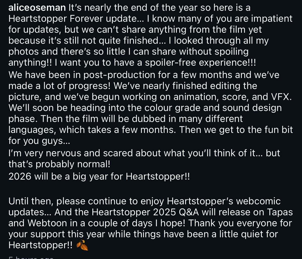 springsconverse's tweet image. “2026 will be a big year for heartstopper” aka 2026 will be a big year for queer people 😌