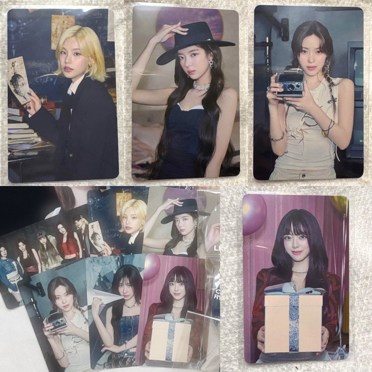 🤎 ITZY <COLLECTOR> official goods photocard set (6 pcs) template