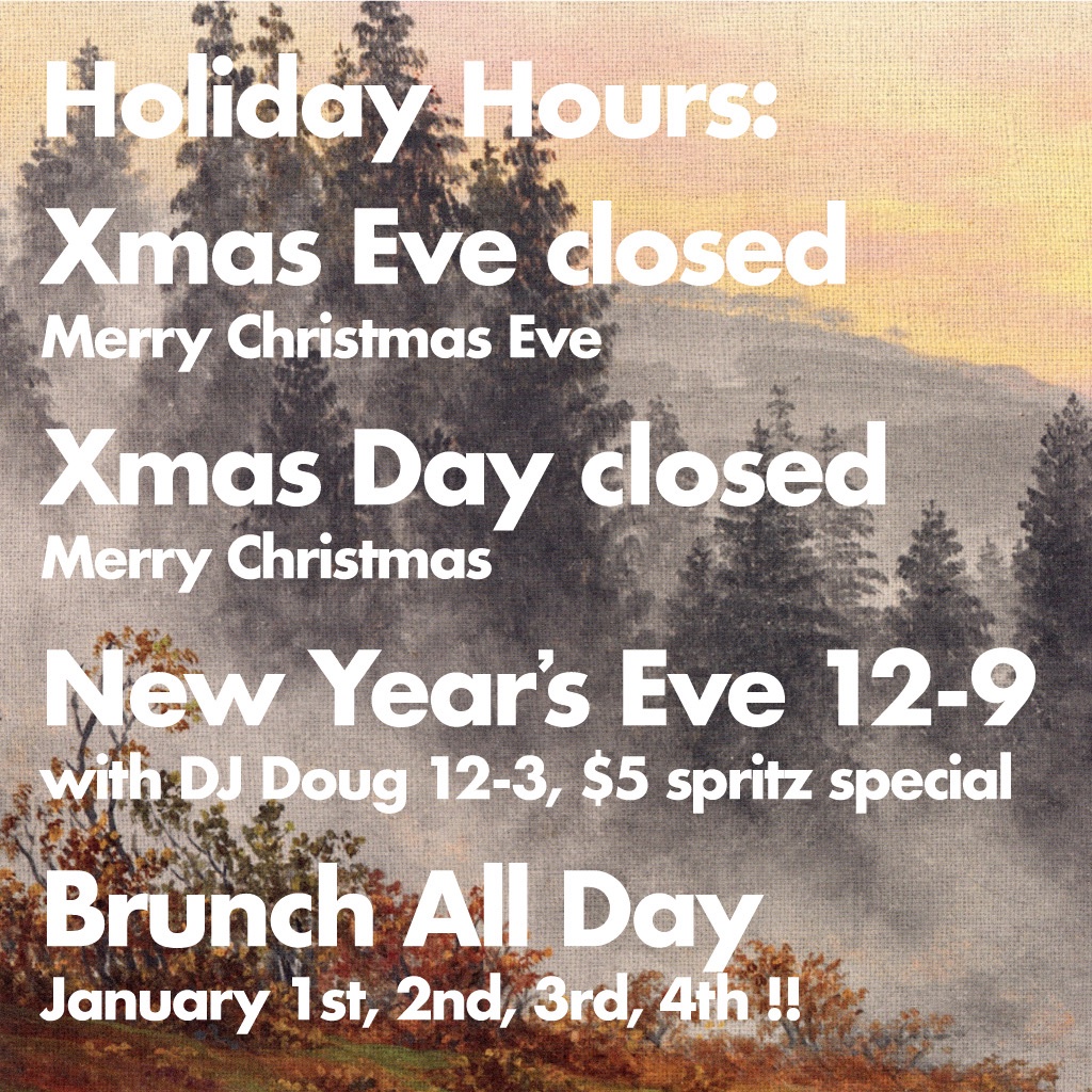 We can’t thank all of you enough for an amazing 2025, for both your continued friendship and your incredible energy. It truly means a great deal to have you as our guests, you have made this year especially memorable.

We’re excited to welcome you as we celebrate the year ahead.