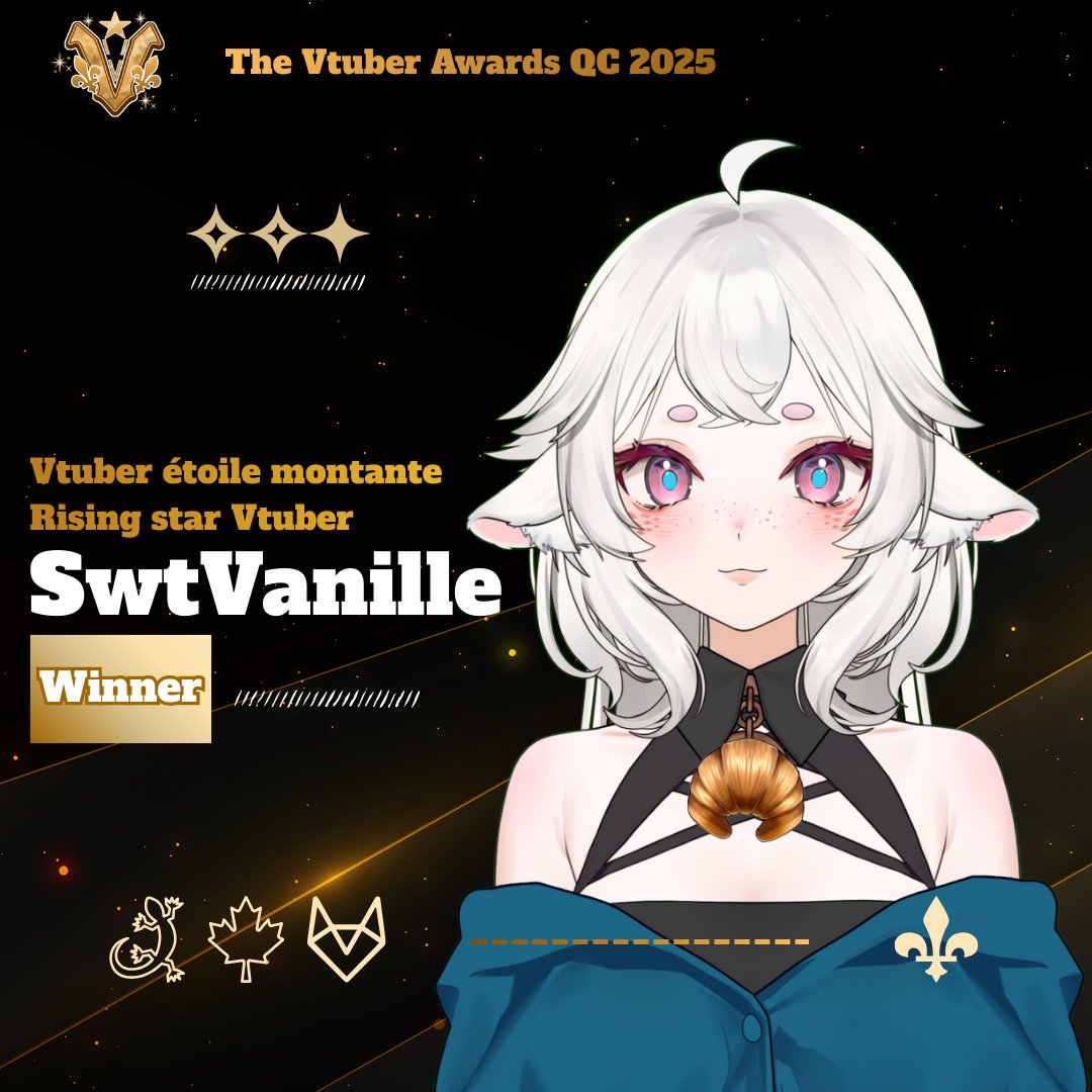 FR: Notre petite étoile montante de cette année n'est l'une autre que <a href="/SwtVanille/">SwtVanille 🥐 🍁 VT</a> 
EN: Our rising star this year is none other than <a href="/SwtVanille/">SwtVanille 🥐 🍁 VT</a>