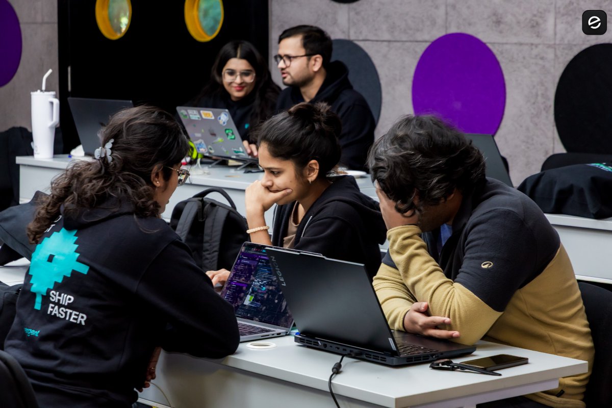 _MuskaanAgrawal's tweet photo. At the @emergentlabs vibehack , somewhere between brainstorming, building and pitching, my weekend vanished.

@mugdhag007, Aman and I made it to the top 5 out of 150+teams!!

Real rollercoaster was watching the app work flawlessly in the demo. Looking forward to more of these💪🚀 https://t.co/pQed5lVs3y