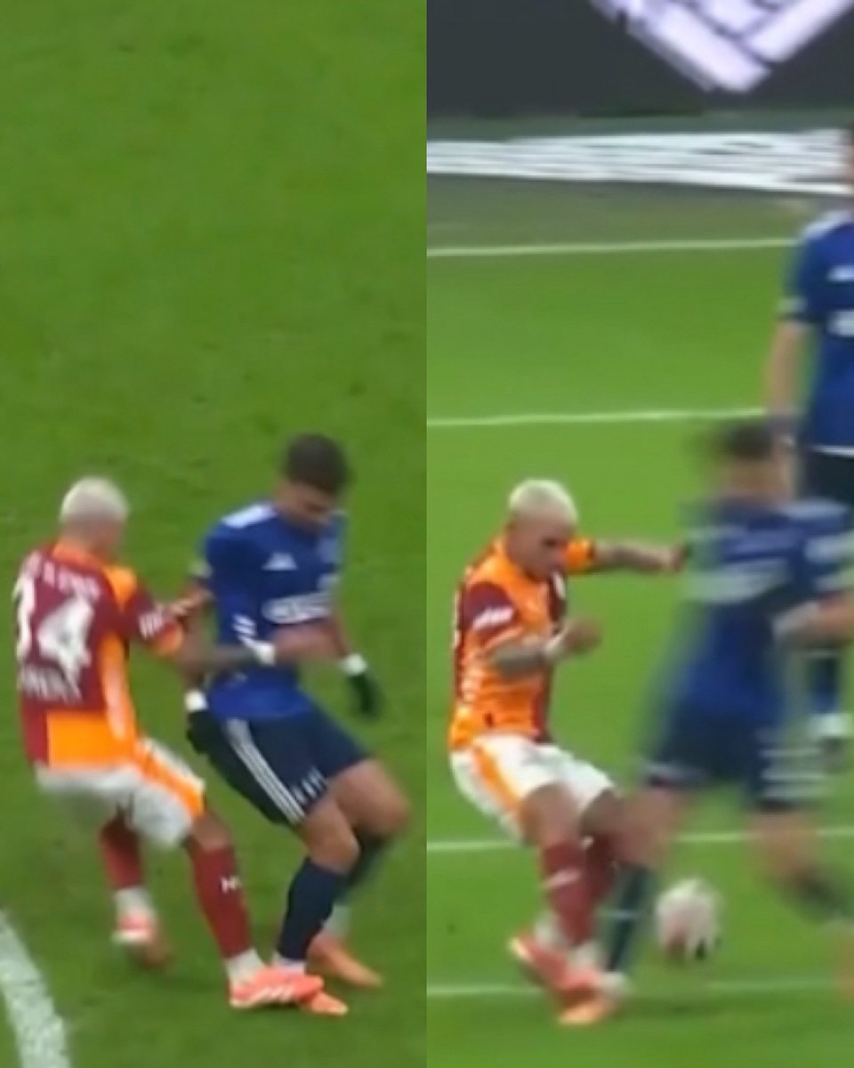 Şu pozisyonda hakem sarı kartı olan Torreira'ya ikinci sarıdan kırmızı vermemek için tehlikeli yerden faul vermedi atağın dönüşünde fark 2'ye çıktı.

Aynen abi gs kötü oynarken de "bir şekilde" kazanıyor :)  

 #GSvKAS