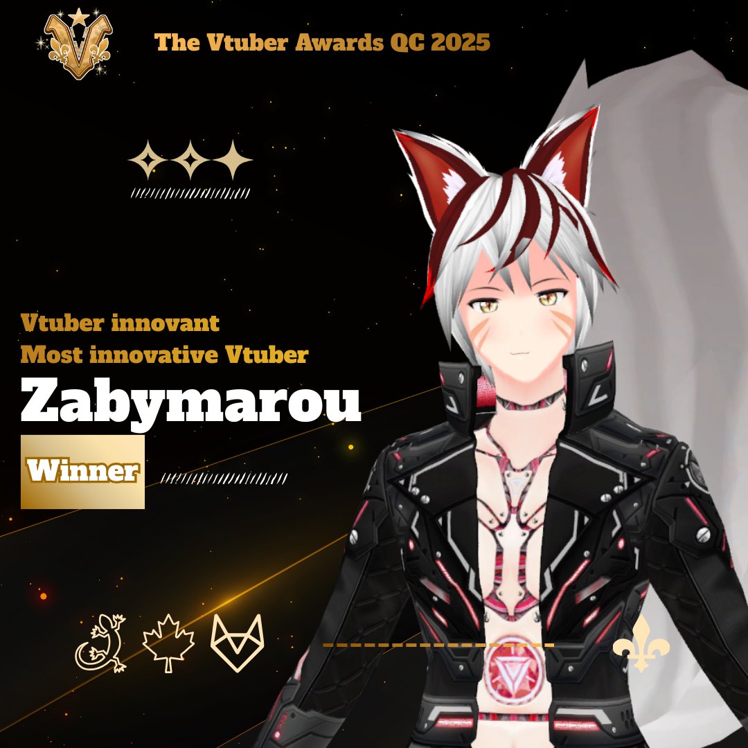 FR: Le trône de l'innovant n'a pas été détroné <a href="/zabymarou/">Zabymarou - Cyber Fox Vtuber🦊🇨🇦</a> reste en tête de cette catégorie!
EN: The throne of innovation has not been dethroned; <a href="/zabymarou/">Zabymarou - Cyber Fox Vtuber🦊🇨🇦</a> remains at the top of this category!