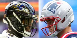 Ravens vs. Patriots Live Update: Lamar Jackson will face Derek Mayer in Sunday Night Football.