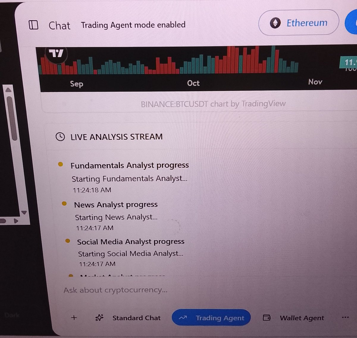 TyrixTheGoat1's tweet image. I asked @coveai_io for a BTC analysis and watched it scan news, social media, and fundamentals before replying.
That alone made the insight feel way more reliable than a random chart read.
It felt more thoughtful than just staring at charts.
This is how analysis should work 🔥