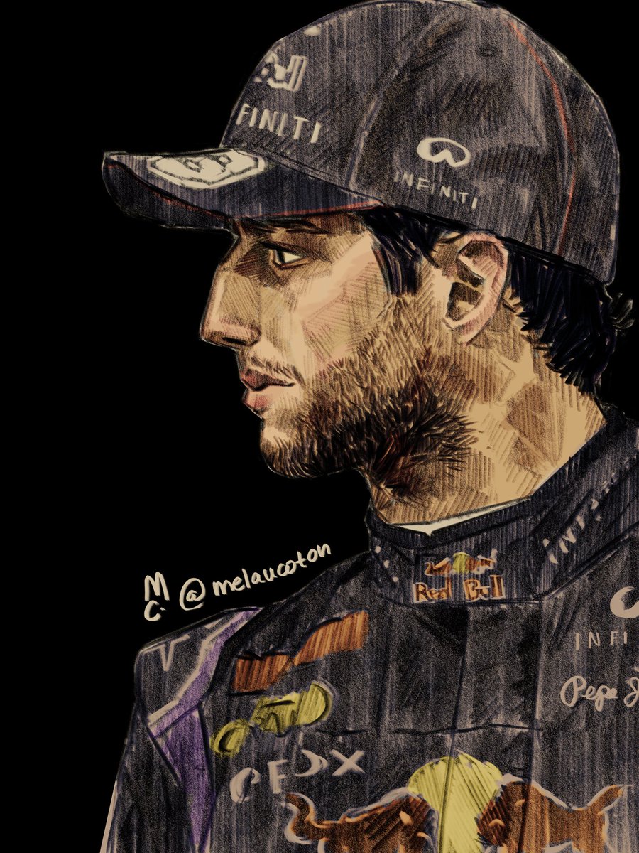 melaucoton's tweet image. Fave piece I've drawn recently 

#DanielRicciardo #F1