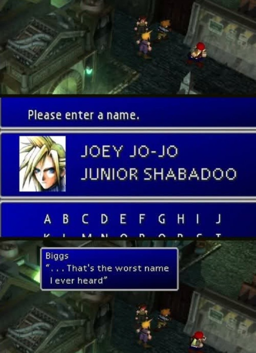 That's the worst name I ever heard...