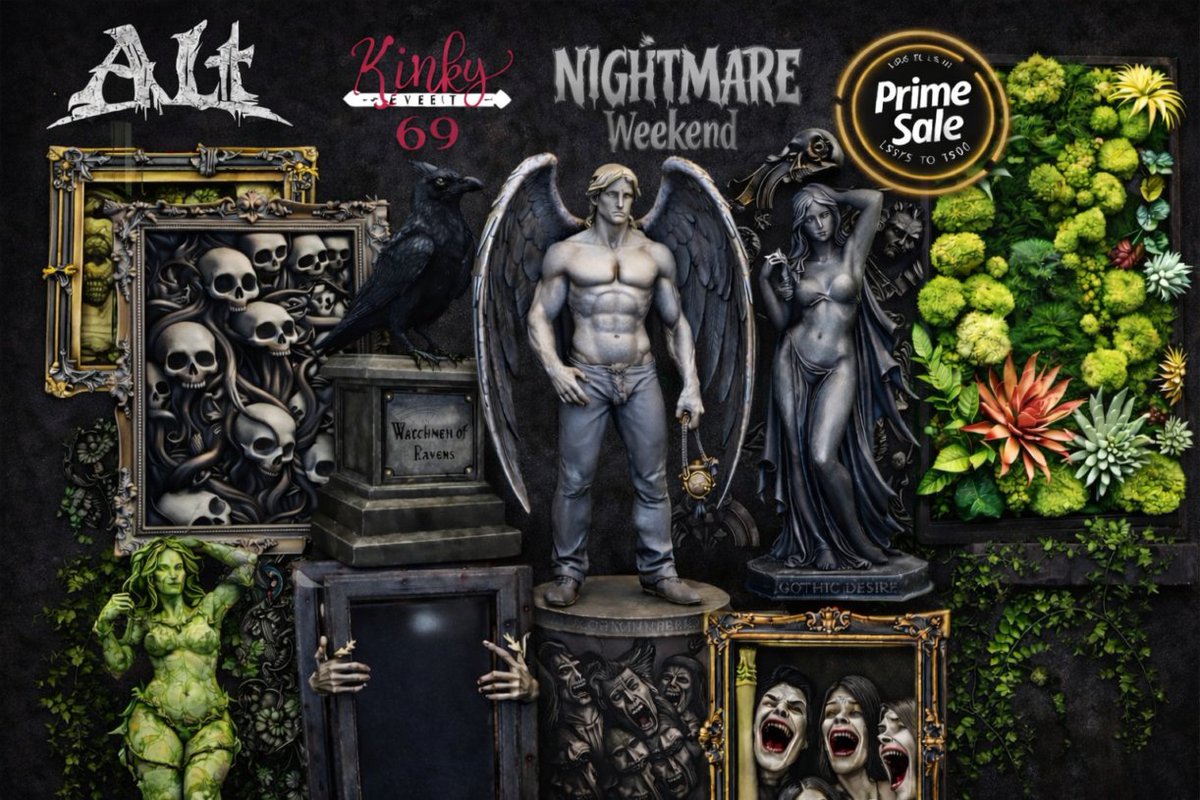 Karl Paris. Weekend Dark Collection – Special Promotion media-sl.com/2025/12/21/kar… 
#Secondlife #Mediasl #Secondlifenew #SecondLifeEvent #metaverse #VirtualReality