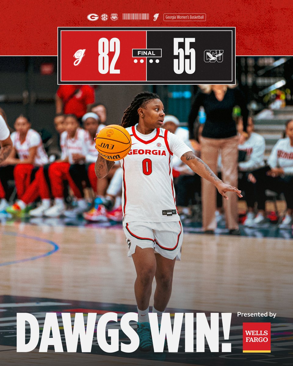 A very merry Holiday Hoops Classic for the Dawgs🐶🎄

#GoDawgs | <a href="/WellsFargo/">Wells Fargo</a>