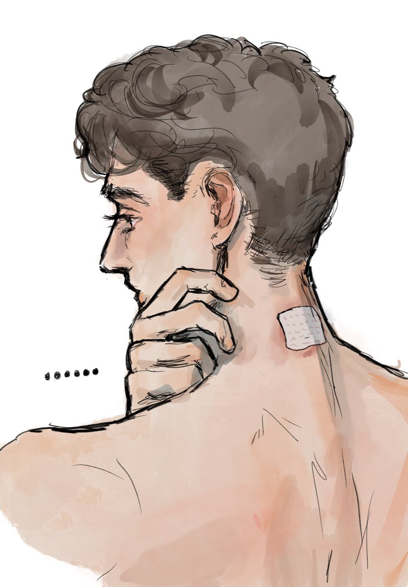 ChanSameen's tweet photo. Who did this to you , George? 
#abo #russtappen https://t.co/u1SQCf6su5