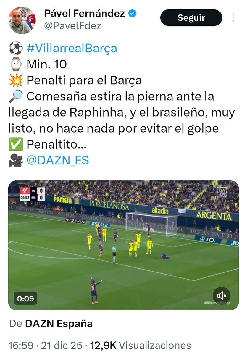 MaketoLari's tweet image. ✅Raphinha es muy listo y fuerza un "penaltito".
❌ Vinicius es un piscinero.

Y así funciona el relato, amigos.