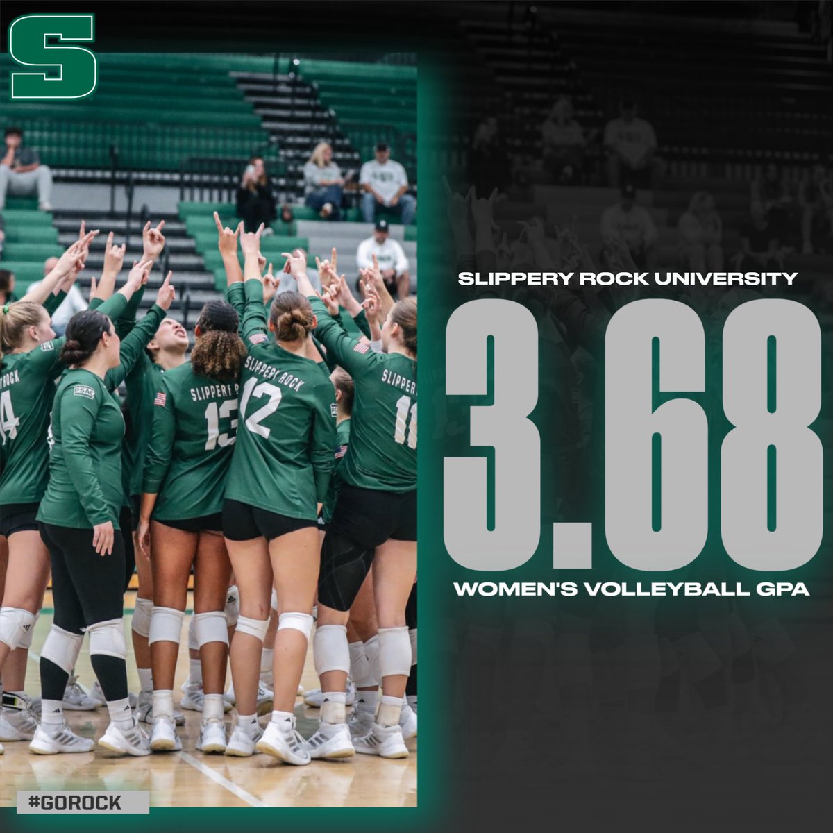 Slippery Rock VB tweet media