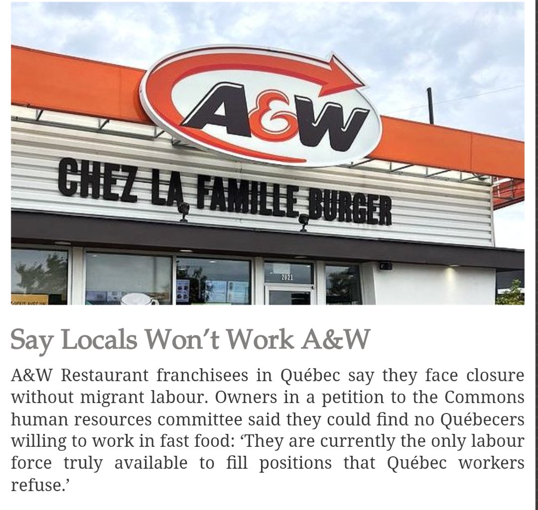 CanadianPolling's tweet photo. > "We can't operate without cheap foreign labour!"

Go out of business then https://t.co/6bgezHJLmU
