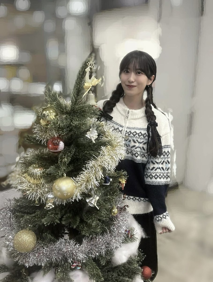 村井優 直筆 クリスマスコーデ ヒキ 村井優 櫻坂46 2024年 クリスマスサンタ 生写真 直筆サイン ヨリ