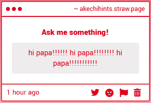 akechihints's tweet image. Akechi Hint!: oh ho ho! hello! my hintling!