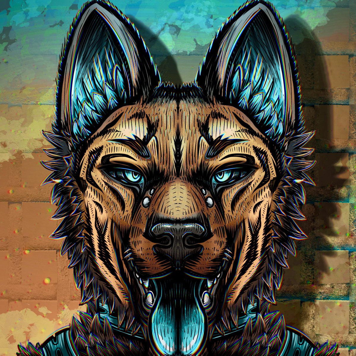 DarlingDefiant's tweet photo. @ethannestor I do furry and other fun species neon digital portraits, no AI, just a bunch of line work and a lot of fun colors to enjoy. 

Thanks Eef! (Just wanted to say that I appreciate all that you do, you keep me company a lot of days I work from home, and I really enjoy your content.)💚 https://t.co/RWHsHzzSY0