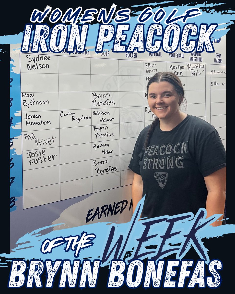 UIUStrength's tweet image. Brynn Bonefas Women’s Golf Iron Peacock for week 7
Quiet confidence. Loud results. Standard stays high.
#ironpeacock #simplethingssavagelywell