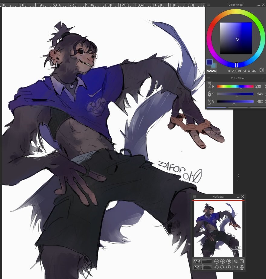 zafopot0's tweet image. spider moneky fursona (it's me)
 btw I am opening emergency commissions 😓