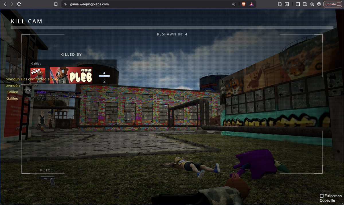 should we play the fps meme shooter today at 5pm est ? 

game.weepingplebs.com

all frens invited 

cc: all frens