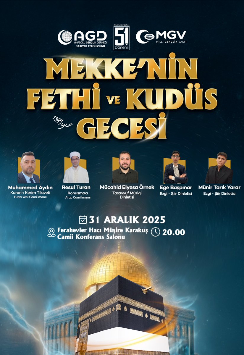 agd_sariyer's tweet photo. Mekke'nin Fethi, insanlık tarihinin en parlak sayfasıdır." 

- Prof. Dr. Necmettin Erbakan https://t.co/m43tepSCrY
