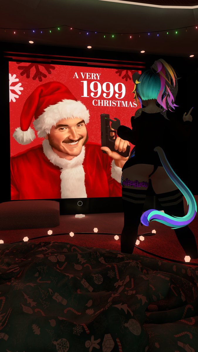 I have nothing good to post, So here's me vibing to the best christmas album

#VRChat #VRC