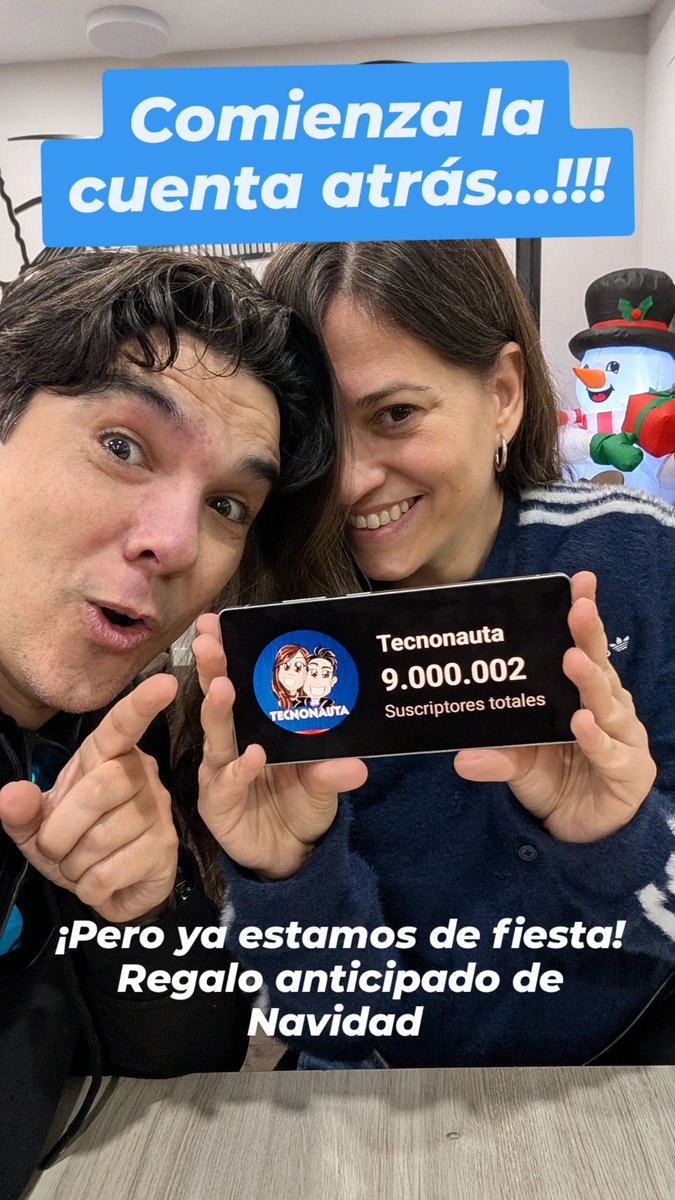 ¡¡9 millones!! 🤯🥳👻

Estamos intentando convencer al de atrás que se suscriba para estar más cerca de los 10...
