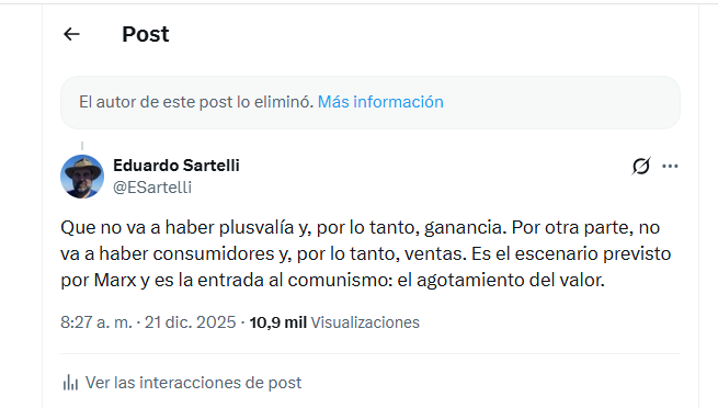 Eduardo Sartelli tweet media