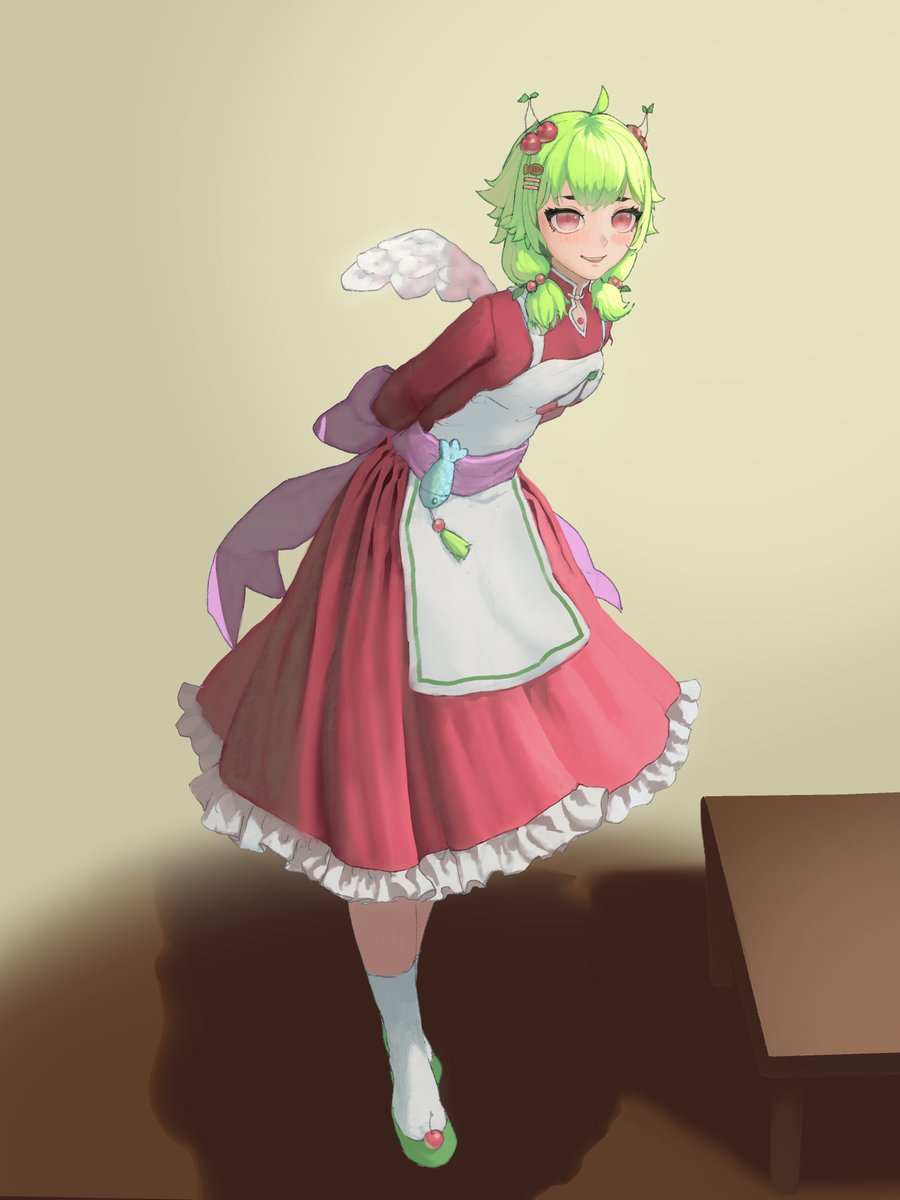 my washed goat mibbie

it's also my 4 year drawiversary...wahoo
#myrdieart