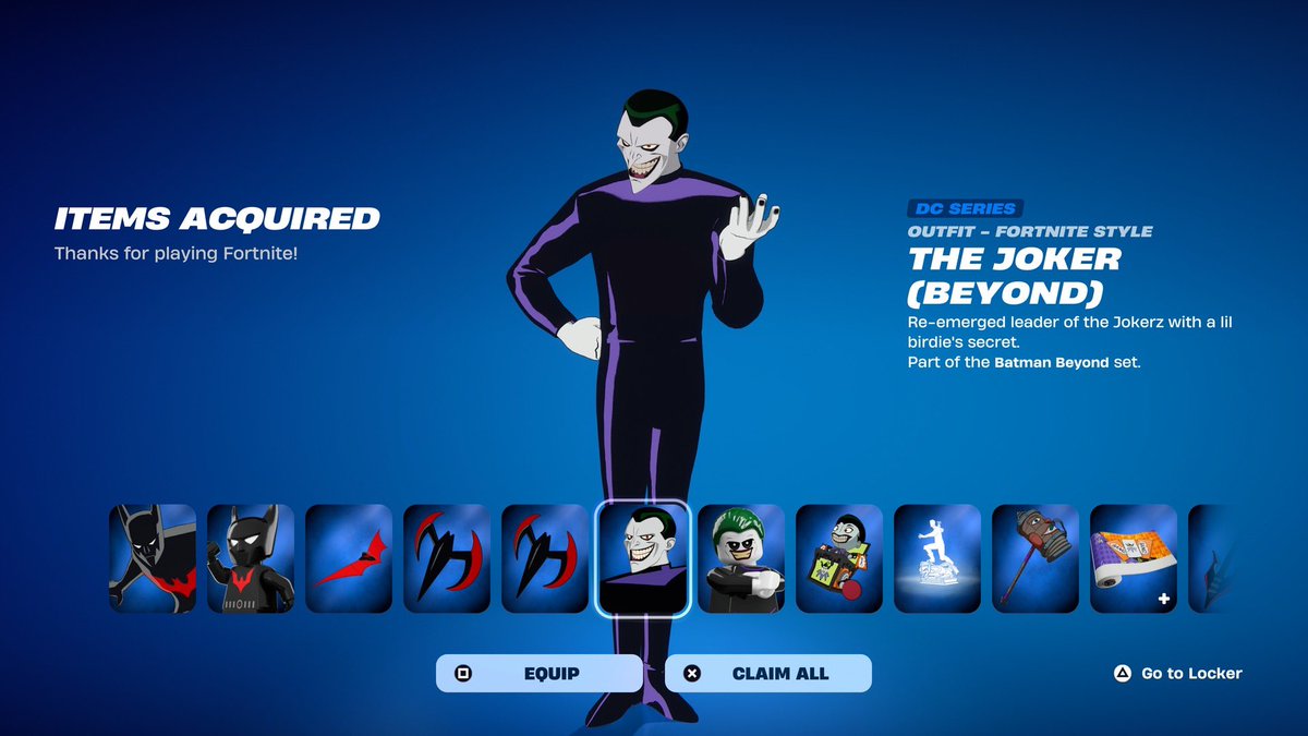 FortniteFNLK's tweet photo. Fortnite The Joker Beyond Skin Giveaway 🎁

To Enter: 
❤️♻️ LIKE &amp; RETWEET
📲 FOLLOW @FortniteFNLK @braniyt 
🛑 SUBSCRIBE https://t.co/0sQIWlvoWt
🎙️JOIN DISCORD https://t.co/WdRCsdV8FY
✅ COMMENT “DONE”

USE CODE ‘FNLK’ #ad https://t.co/Br6Ezbeg6G