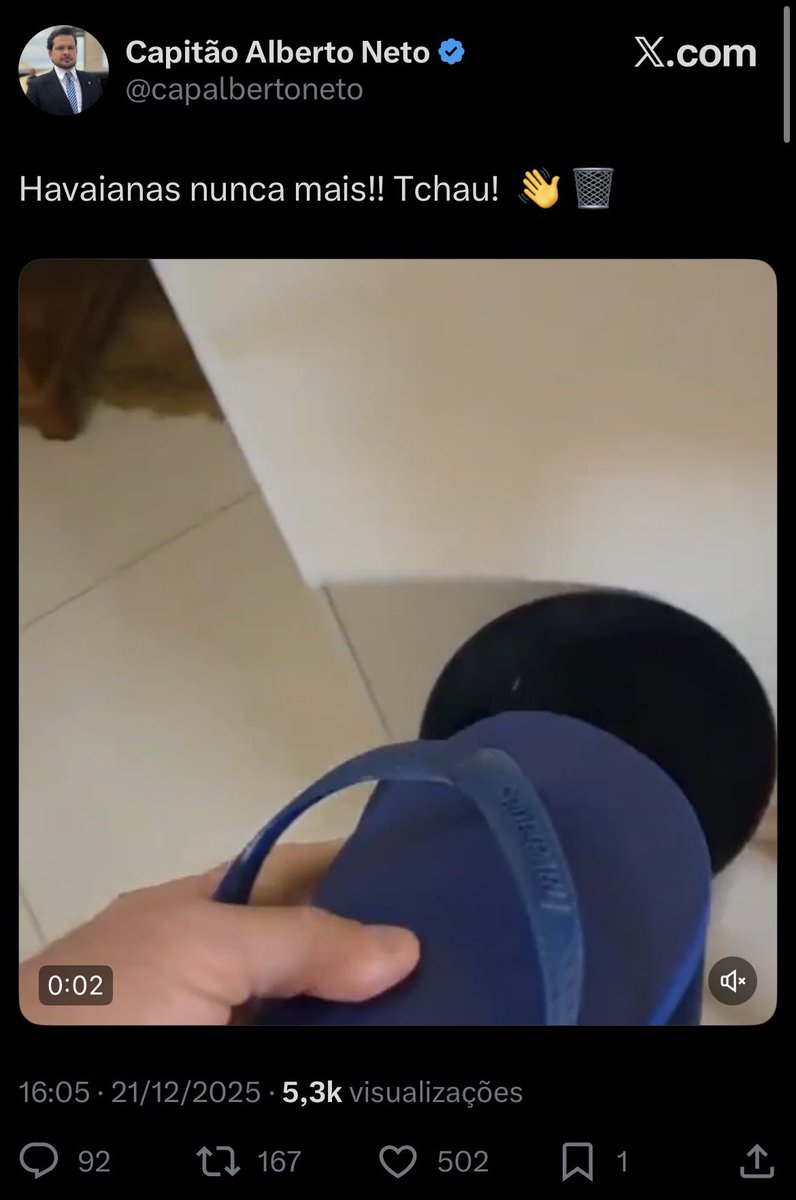 marioadolfo's tweet photo. 🏛️Capitão Alberto Neto como deputado federal🤡

❌Não fala nada e nem quer votar o fim da escala 6x1, que afeta milhões de brasileiros;
❌Não quis taxar bets, bilionários e bancos;
❌Quer o fim do Ministério Público do Trabalho, que fiscaliza o trabalho escravo no Brasil.

✅Militar contra as sandalias havaianas;
✅Reduzir penas pra bandidos;
✅Falar de 2 em 2 dias do Bolsonaro;
✅A favor da Pec da Blindagem.

Esse é o cara que muitos querem como senador do Amazonas.