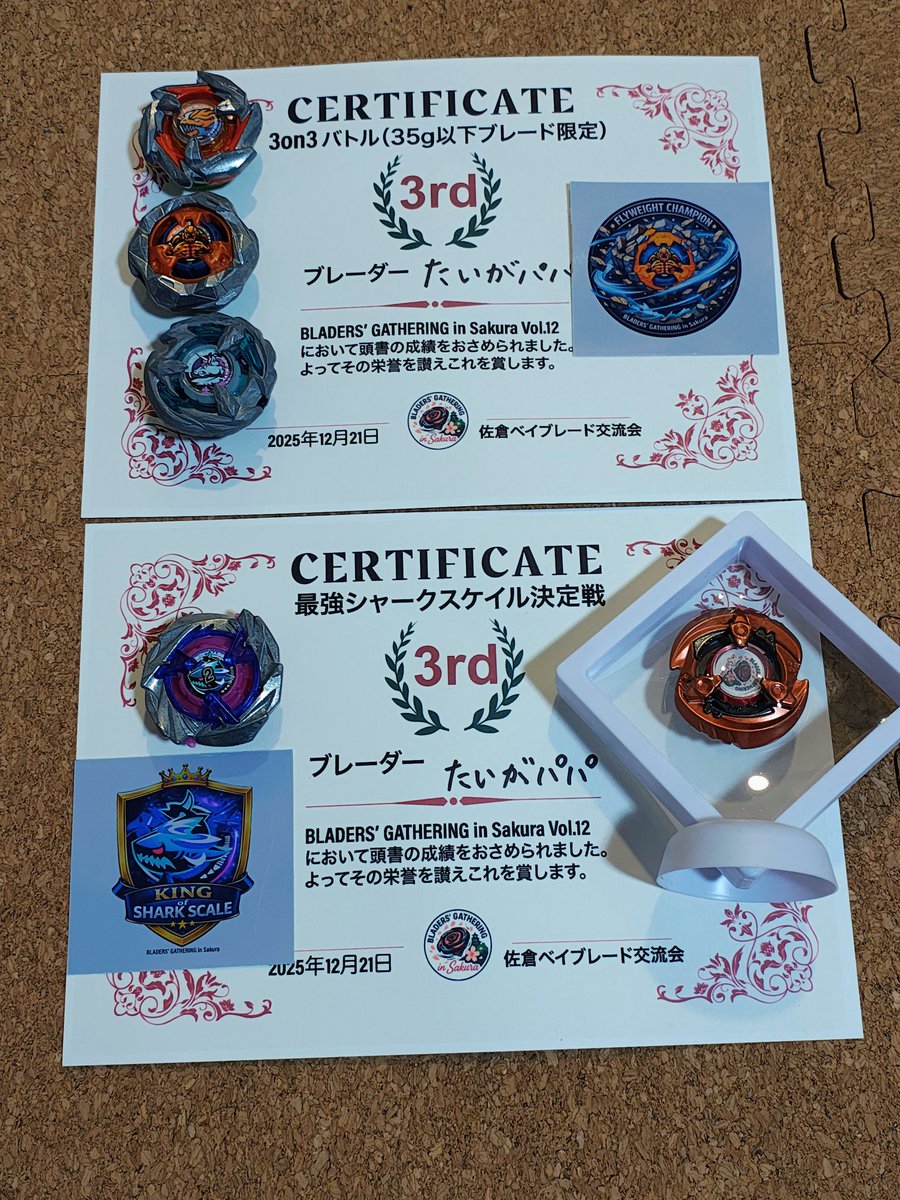 miyauchisan's tweet image. 前日にママが
「私だけで #BGS の楯が無い！」
と悔しがり出したのでAM1:00まで練習💪
努力は裏切らず見事楯ゲット！

更に悔しさを増した様です ＞＜ﾑｽﾞｶｼｲ