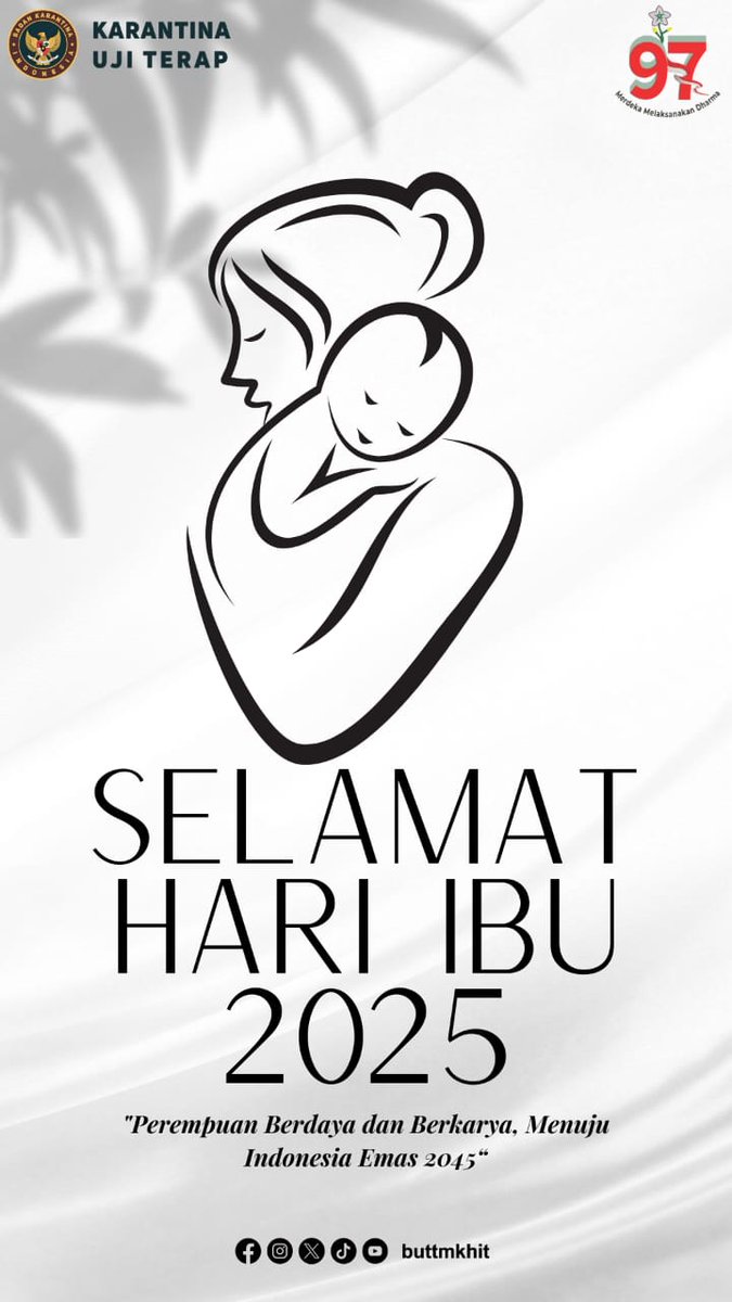 Selamat Hari Ibu 2025

Di balik setiap pengujian uji terap ada Ibu Karantinawati yang teliti meneliti HPHK, HPIK, dan OPTK. Mereka menjaga kualitas, melindungi ekosistem, dan mendukung keamanan pangan negeri.

Selamat Hari Ibu 2025
Teliti dalam Tugas, KUAT dalam Peran.