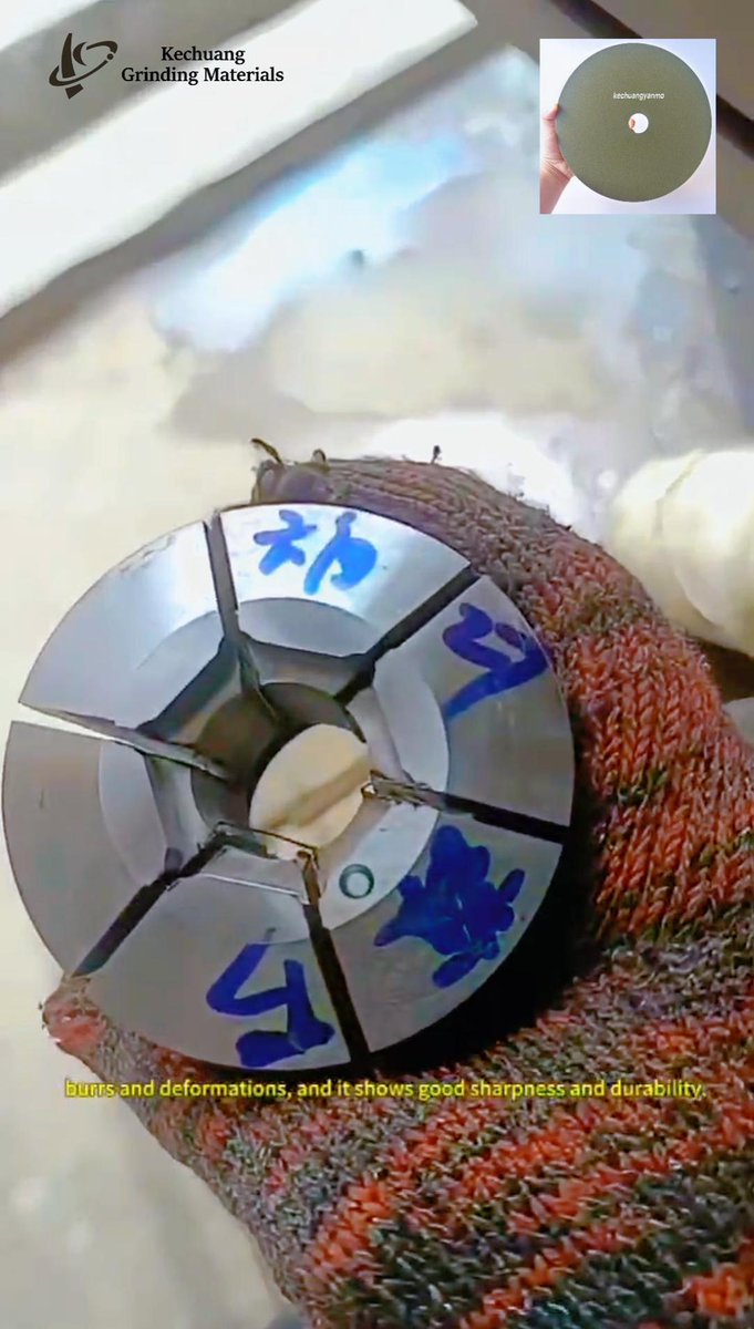 kcgrinding's tweet image. Cutting discs for cutting chuck
Ultra-thin resin cutting discs with sharp, clean, burr-free cuts.
Custom sizes available | Factory direct supply.
OD: 22–400mm | Thickness: 0.2–3.0mm | ID: 2–152mm
📩 kechuangyanmo@gmail.com
 kc-grinding.com
#CuttingDisc #ResinCuttingDisc