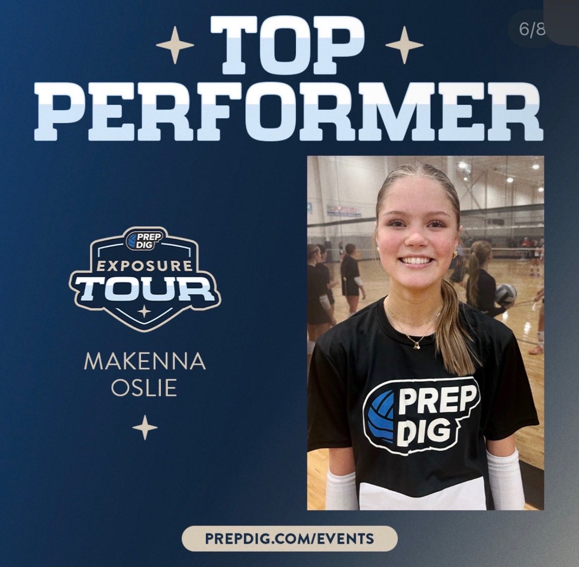 MakennaVB2029's tweet photo. What a great experience at @PrepDig exposure tour Columbus!  Thank you for the opportunity! https://t.co/oCsAjoEDXn