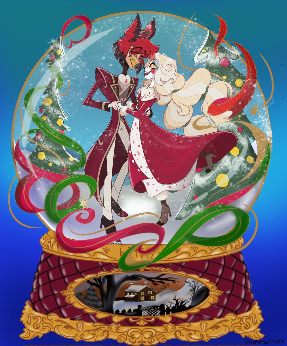 MERRY CHRISTMAS!!💫🌟✨
🌈🦌I finally finished it. With much love for the Charlastor ship fans and especially for the "funables" group. <a href="/Estefany_29art/">♡ 𝙀𝙎𝙏𝙀𝙁𝘼𝙉𝙔 𝘿𝙍𝙀𝘼𝙈𝙄𝙉𝙂 𝘼𝙍𝙏 ♡.ᝰ.ᐟ‧</a>  I hope you can draw again soon.  <a href="/Im_Rexuwu/">I'm DinoRex</a> Thanks for the advice.
#charlastor  #aracha #radiobelle
 #HazbinHotelFanart