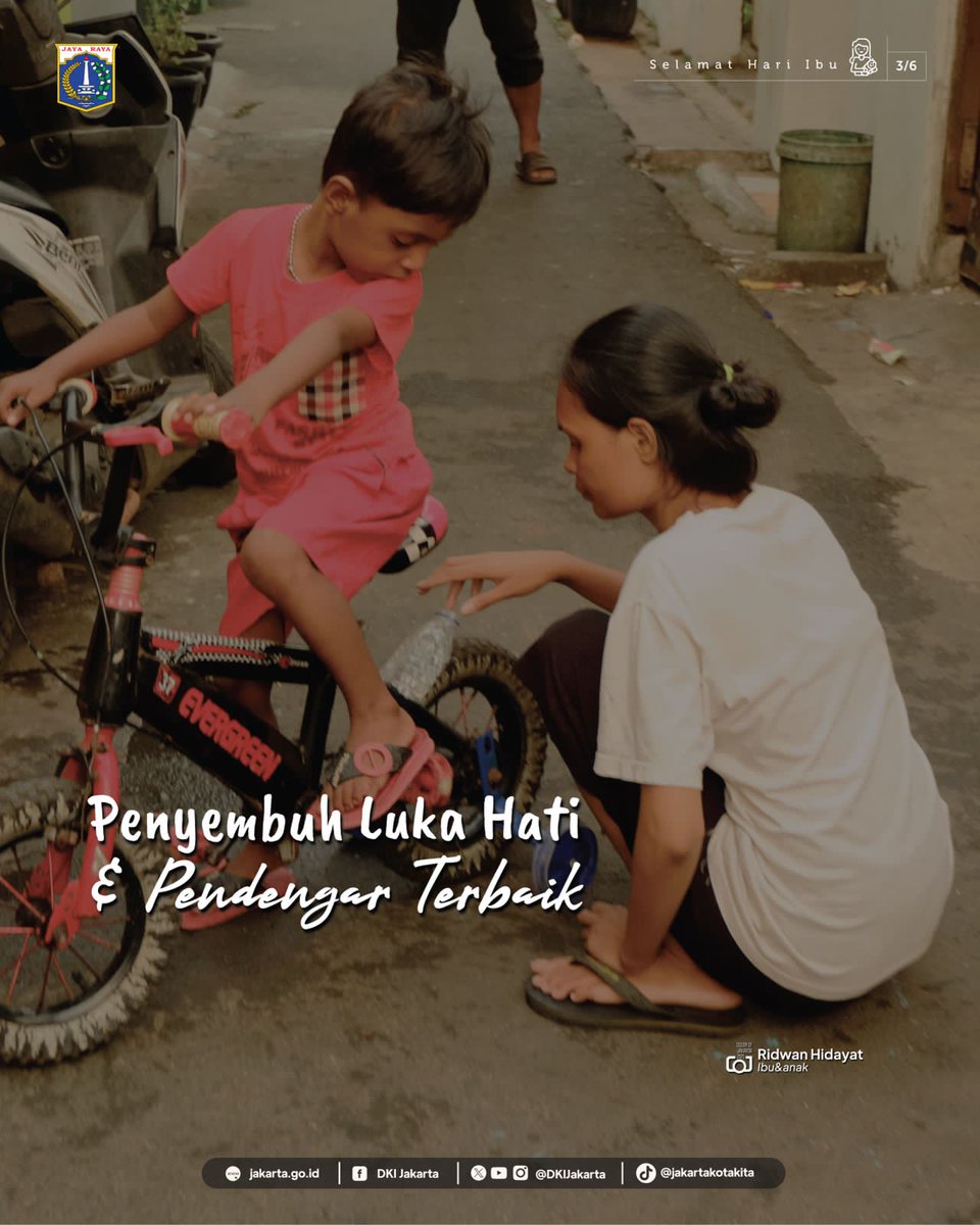 Untukmu yang selalu bisa segalanya.
Mendengar dengan sabar, menguatkan dengan cinta, dan mencintai tanpa henti.

Selamat Hari Ibu. 💐

#HariIbu #dkijakarta #jagajakarta