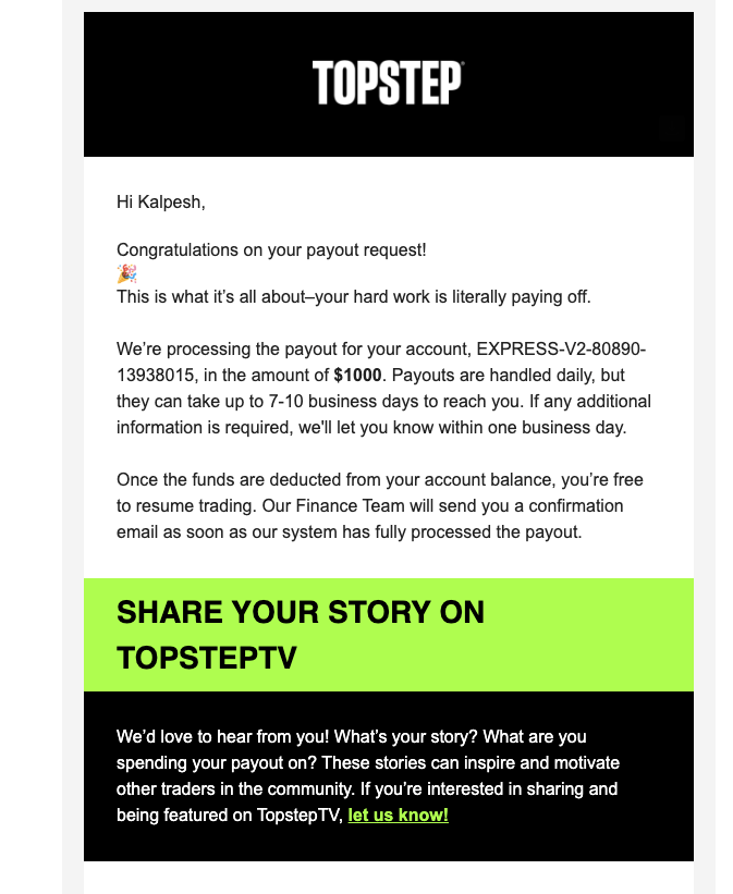 kpindoria7's tweet photo. @TopstepTV #slowmarkets @CoachDBA 

Took my first payout from Topstep on friday.. taking base hits.. got on tilt almost blew the account and was able to turn around the account on friday and requested the payout.

https://t.co/7F0I2FpMW9 https://t.co/KHD3bNmkKc