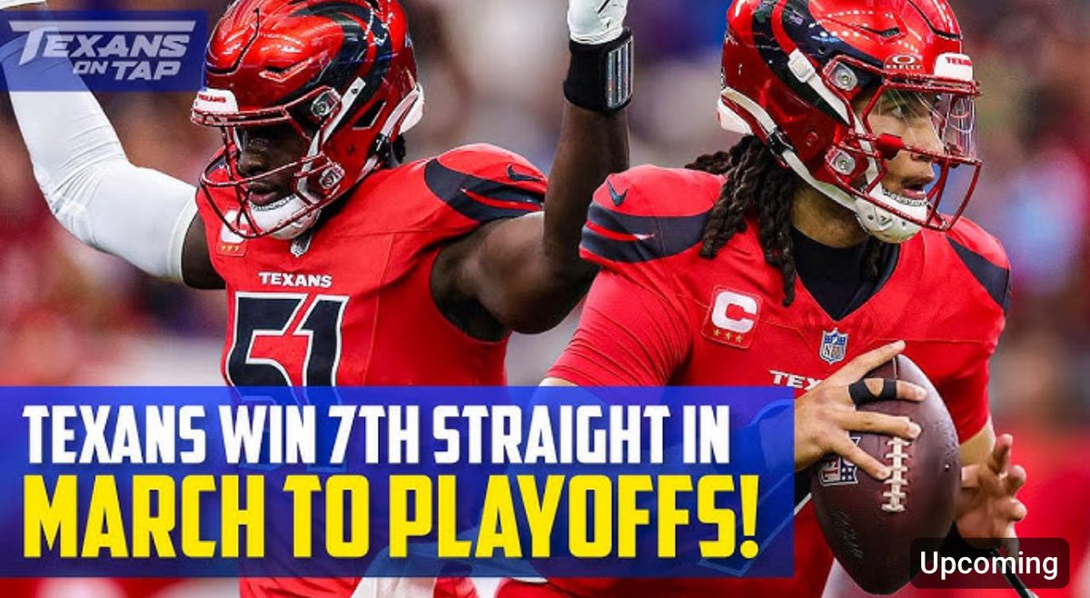 JoshJordanSCS's tweet image. Reaction: #Texans survive Raiders in ugly 7th straight win! 🎥👇
m.youtube.com/watch?v=ecLHjV…
