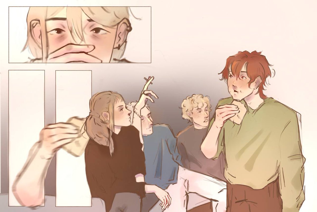 ttharuko's tweet photo. типо чуть чуть процесс комикса 🤏🏻🤏🏻 https://t.co/doraLNcYRa