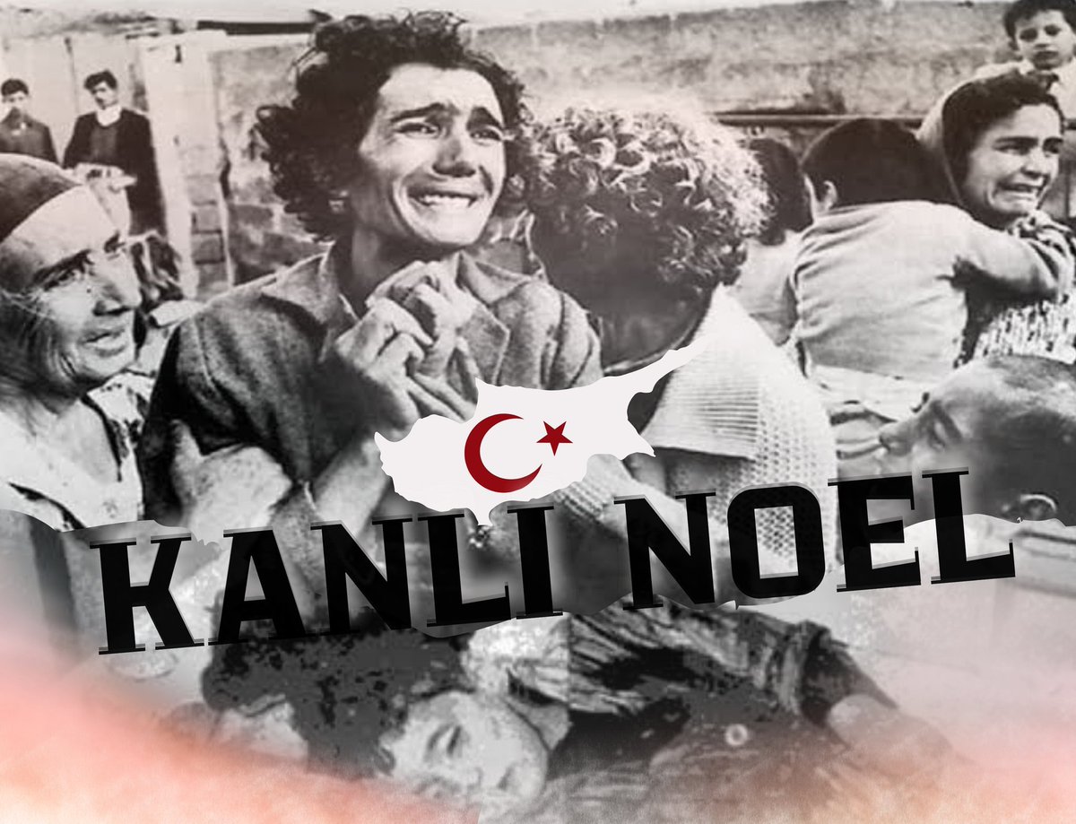 “Akan Türk kanıydı sustunuz. Zaten ya Ermeni, ya Rum, ya da Rustunuz.”

21 Aralık 1963 tarihinde yunan desteği ile rum terör örgütü EOKA militanlarının gerçekleştirdiği “Kanlı Noel” katliamında 364 Türk vahşice katledildi.

Unutmadık, unutturmayacağız. Ruhları şad olsun!