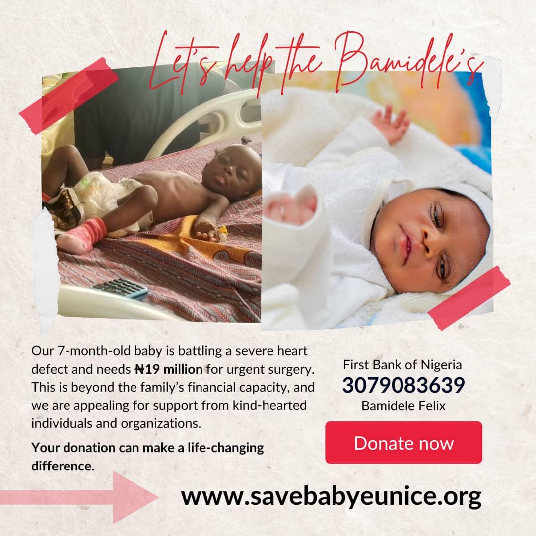 Oluwafe81312455's tweet image. Pls save baby Eunice...