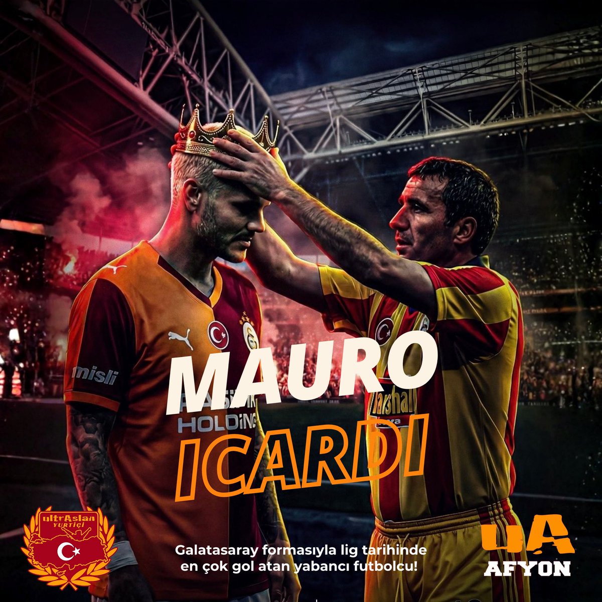 Galatasaray formasıyla lig tarihinde
en çok gol atan yabancı futbolcu!
#uAYurtiçi #uAAfyon