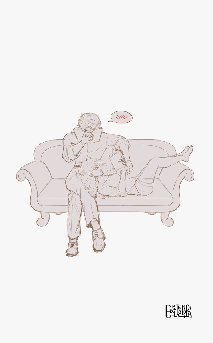 Draco having a cuteness overload from hermione being so happy while reading ❤

She's probably reading something very hard to understand while having the biggest smile on her face~

Also enjoy draco with glasses lol

#dramione #HermioneGranger #DracoMalfoy